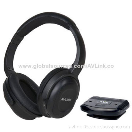 915MHz UHF/RF Wireless Stereo Headphones, w/RF Wireless Transmitter for TVs/Computers/Mobile Phones